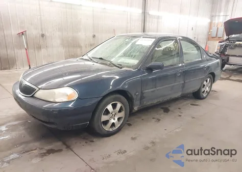 2000 Mercury Mystique Ls from USA, damaged, VIN 1MEFM66L2YK602383